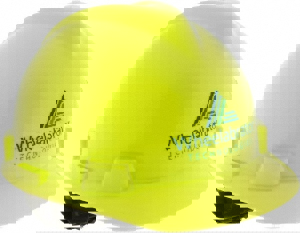 Hard Hat: Impact Resistant, V-Gard Slotted Cap, Type 1, Class E, 4-Point Suspension